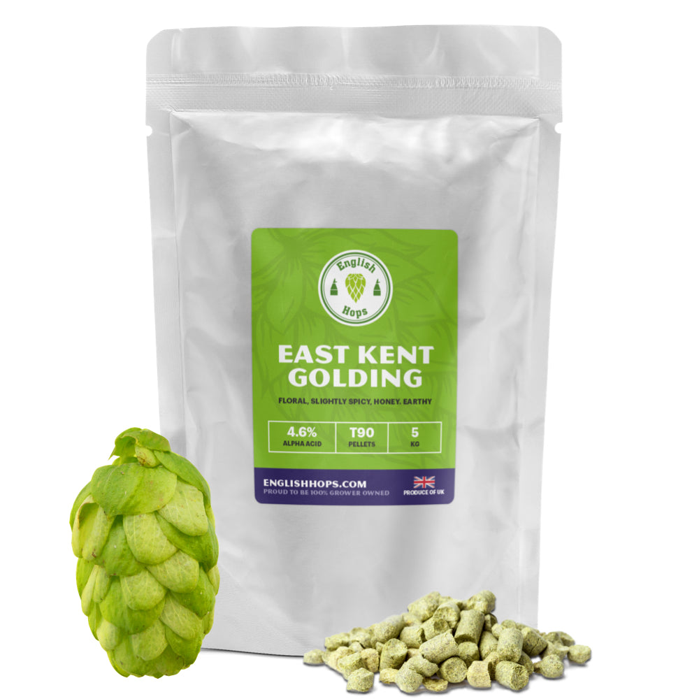 East Kent Golding T90 Hop Pellets - 5Kg