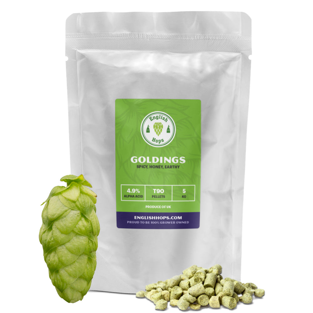 Goldings T90 Hop Pellets - 5Kg